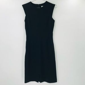 MM Lafleur Sleeveless Round Neck Sheath Dress Classic Black Size 2
